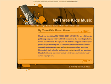 Tablet Screenshot of my3kidsmusic.com